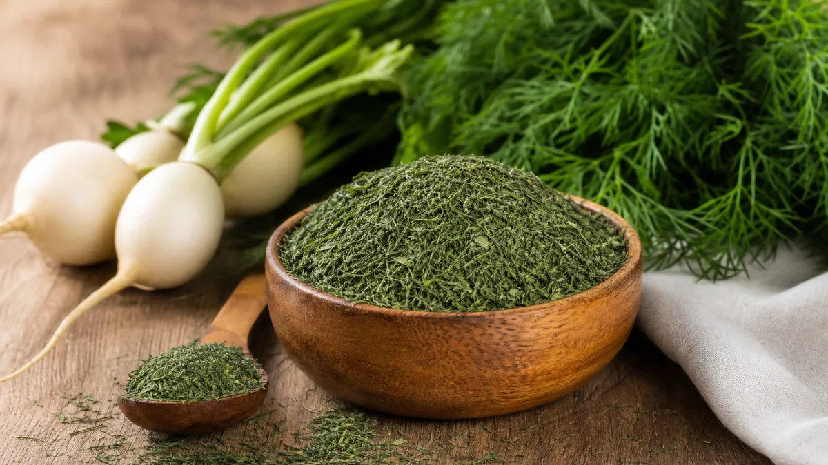 شوید خشک ترب چه ویژگیهایی دارد؟