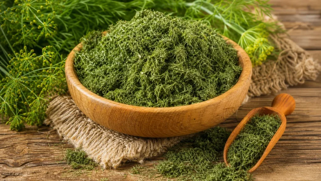 شوید خشک پفکی