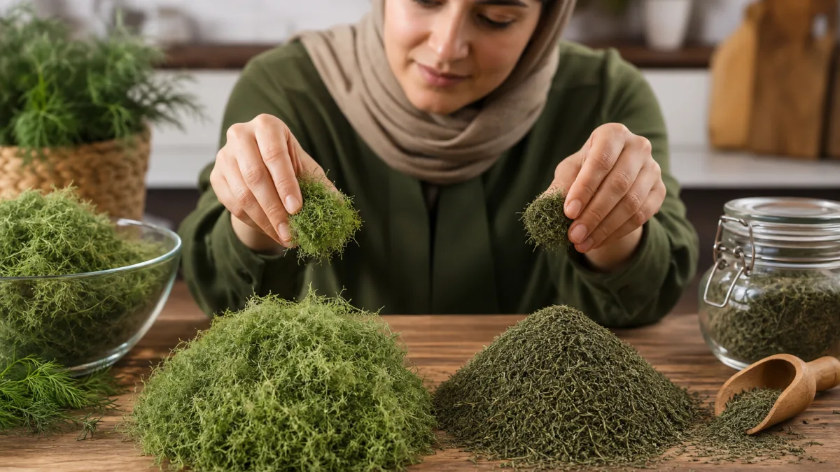 سفارش شوید خشک پفکی با تشخیص تفاوتها
